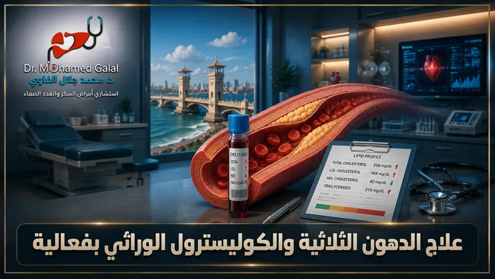 علاج الدهون الثلاثية والكوليسترول الوراثي بفعالية