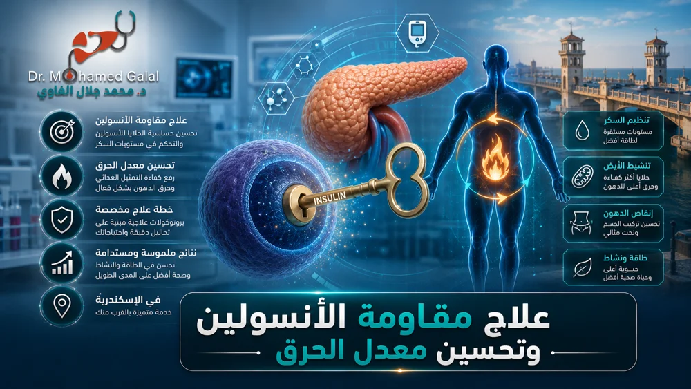 علاج مقاومة الأنسولين وتحسين معدل الحرق